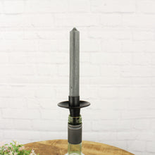 Lade das Bild in den Galerie-Viewer, Flaschen-Kerzenhalter, Schwarz - Metall