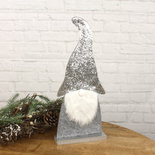 Lade das Bild in den Galerie-Viewer, Wichtel Filz Glitzer grau