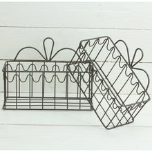 Lade das Bild in den Galerie-Viewer, Wandkorb 2er Set rechteckig