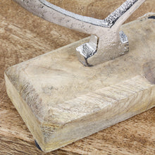 Lade das Bild in den Galerie-Viewer, Dekoherz mit Vögel auf Holzsockel