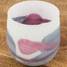 Lade das Bild in den Galerie-Viewer, Windlicht Glas bunt klein 9,5 cm