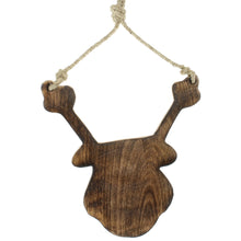 Lade das Bild in den Galerie-Viewer, 2er Set Dekohänger Rentier klein