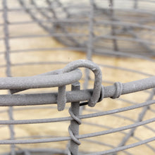 Lade das Bild in den Galerie-Viewer, Korbset 3tlg. Braun Metall