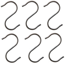Lade das Bild in den Galerie-Viewer, Haken 6-pack- groß - schwarz/grau