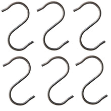Lade das Bild in den Galerie-Viewer, Haken 6-pack - mittel - schwarz/grau