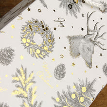 Lade das Bild in den Galerie-Viewer, Flaschenbox Kartonage 3-set, foliert mit Kordel + Geschenkanhänger