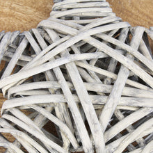 Lade das Bild in den Galerie-Viewer, 2er Set Dekosterne Weide Grau oder Weiß