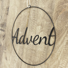 Lade das Bild in den Galerie-Viewer, Dekoring Metall Advent Schwarz