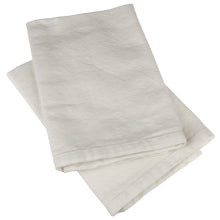 Lade das Bild in den Galerie-Viewer, 2er Set Stoffservietten Antikweiß Baumwolle 40 x 40 cm
