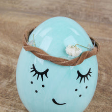 Lade das Bild in den Galerie-Viewer, 2er Set Dekoei Porzellan Pink Blau 6 cm