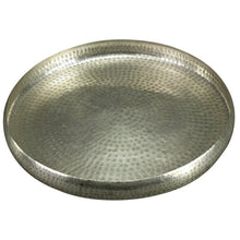 Lade das Bild in den Galerie-Viewer, Tablett gehämmert antik silber