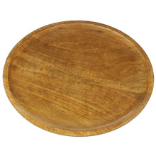 Lade das Bild in den Galerie-Viewer, Tablett, mangoholz, naturbelassen - rund - groß