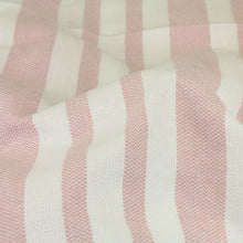 Lade das Bild in den Galerie-Viewer, Hamamtuch rosa-weiss gestreift