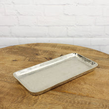 Lade das Bild in den Galerie-Viewer, Tablett Silber 29,5 cm Alu
