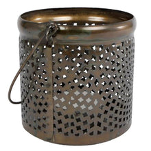 Lade das Bild in den Galerie-Viewer, Windlicht Messing Metall