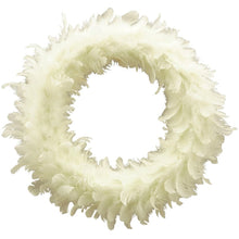 Lade das Bild in den Galerie-Viewer, Federkranz hellgelb 25 cm
