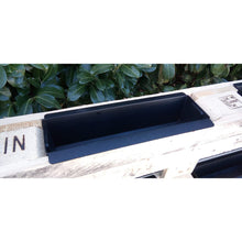 Lade das Bild in den Galerie-Viewer, Pflanzkasten für Palette 2er SET schwarz