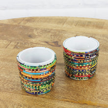 Lade das Bild in den Galerie-Viewer, 2er Set Windlicht Orientalisch bunt 6 cm