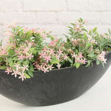 Lade das Bild in den Galerie-Viewer, Deko Schale Schiffsform schwarz Kunststoff