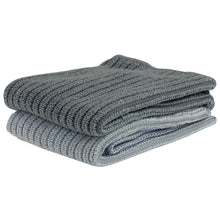 Lade das Bild in den Galerie-Viewer, 2er Set Spül-& Poliertücher Grau / Dunkelgrau