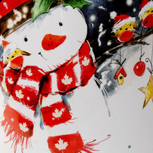 Lade das Bild in den Galerie-Viewer, XXL Gebäckdose Schneemann Metall