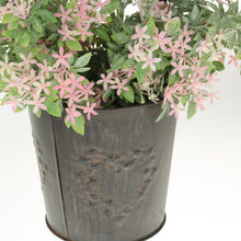 Lade das Bild in den Galerie-Viewer, Hängetopf Blumentopf Blech Blumenkübel