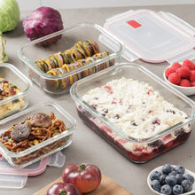 Lade das Bild in den Galerie-Viewer, 2er Set Glas Container 1,5 L & 1,1 L