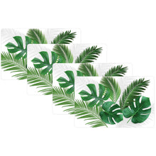 Lade das Bild in den Galerie-Viewer, 4er Set Platzset rechteckig Dschungel Kunststoff