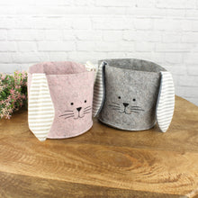 Lade das Bild in den Galerie-Viewer, Filzkörbchen Hase verschiedene Farben
