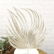 Lade das Bild in den Galerie-Viewer, Dekoblatt glitzer champagner