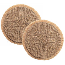 Lade das Bild in den Galerie-Viewer, Platzset Maisstroh 38 cm Beige Dunkel oder Hell