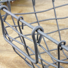 Lade das Bild in den Galerie-Viewer, 2er Set Metallkorb rechteckig grau matt