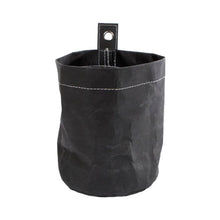 Lade das Bild in den Galerie-Viewer, Blumentopf aus Kraftpapier, schwarz, 2-Set