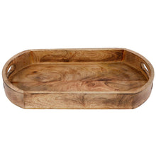 Lade das Bild in den Galerie-Viewer, Servierbrett Mangoholz Oval