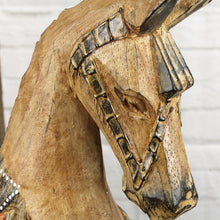 Lade das Bild in den Galerie-Viewer, Dekoschaukelpferd Holz