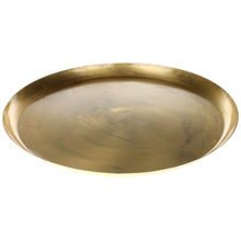 Lade das Bild in den Galerie-Viewer, Tablett rund gold 48 cm