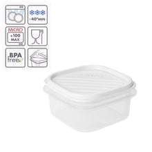 Lade das Bild in den Galerie-Viewer, 3er Set Frischhaltedose weiß 0,3 L, 0,7 L & 1 L