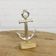 Lade das Bild in den Galerie-Viewer, Anker auf Holzfuss