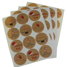 Lade das Bild in den Galerie-Viewer, Weihnachtsaufkleber Set 48 Stk
