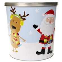 Lade das Bild in den Galerie-Viewer, XXL Gebäckdose Weihnachtsmann Metall