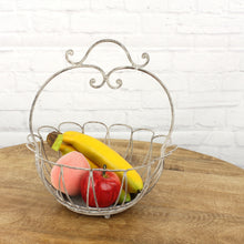 Lade das Bild in den Galerie-Viewer, Dekokorb Metal Antikgrau