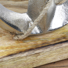 Lade das Bild in den Galerie-Viewer, Anker auf Holzfuß klein