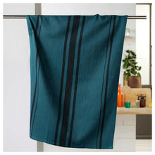 Lade das Bild in den Galerie-Viewer, 3er Set Geschirrtuch Petrol, Schwarz oder Grau
