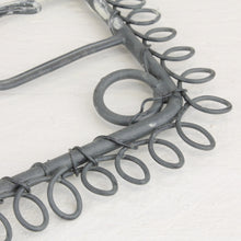 Lade das Bild in den Galerie-Viewer, Wandablage Hakenleiste Grau Metall