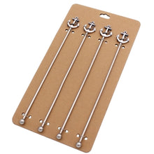 Lade das Bild in den Galerie-Viewer, Cocktail Rührstäbchen 4teilig Anker