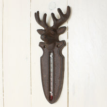 Lade das Bild in den Galerie-Viewer, Wand Thermometer Hirsch