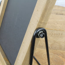 Lade das Bild in den Galerie-Viewer, Standtafel Holz Metall