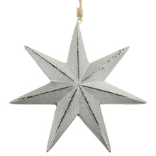Lade das Bild in den Galerie-Viewer, Holzstern Silber