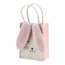 Lade das Bild in den Galerie-Viewer, Filztasche Hase Beige Rosa 20 cm
