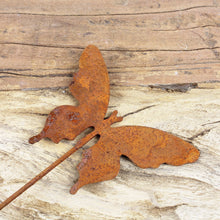 Lade das Bild in den Galerie-Viewer, Gartenstecker Schmetterling 2er SET